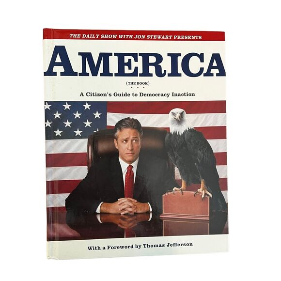 America The Book By Jon Stewart Hardcover Book 2004 The Daily Show - Picture 1 of 10